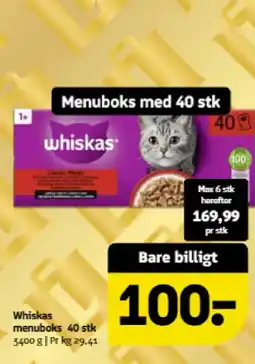 Løvbjerg Whiskas menuboks tilbud