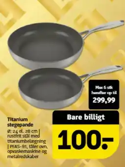 Løvbjerg Titanium stegepande tilbud
