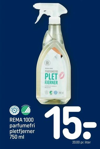 REMA 1000 REMA 1000 parfumefri pletfjerner tilbud