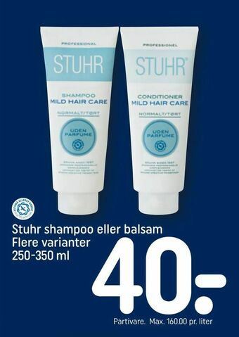REMA 1000 Stuhr shampoo eller balsam tilbud