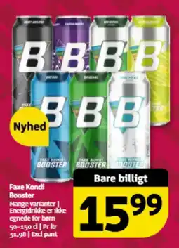 Løvbjerg Faxe Kondi Booster tilbud