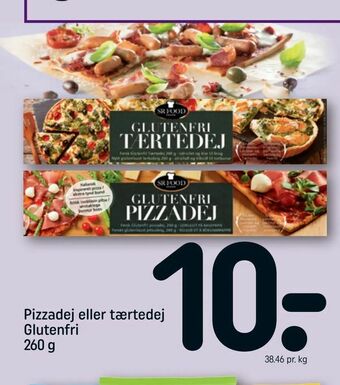 REMA 1000 Pizzadej eller tærtedej Glutenfri tilbud