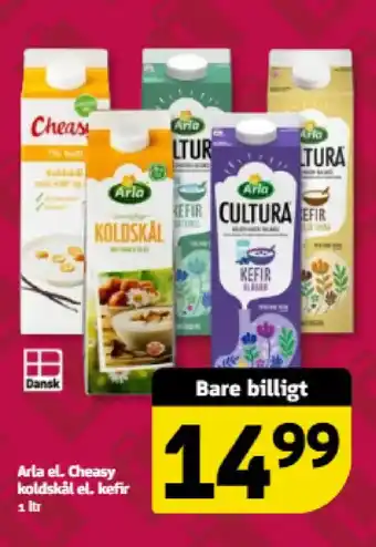 Arla el. Cheasy koldskäl el. kefir