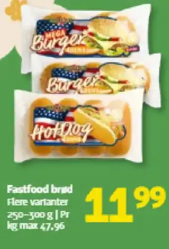 Løvbjerg Fastfood brød tilbud