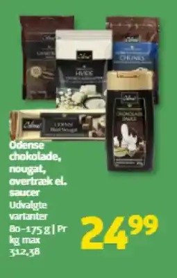 Løvbjerg Odense chokolade, nougat, overtræk el. saucer tilbud