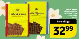 Løvbjerg Galle & Jessen pålægschokolade tilbud