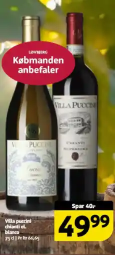 Løvbjerg Villa puccini chianti el. bianco tilbud