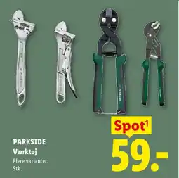 Lidl PARKSIDE Værktøj tilbud