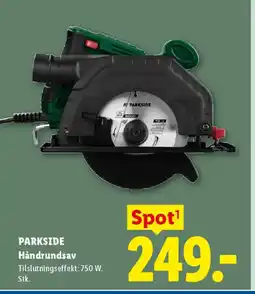 Lidl PARKSIDE Håndrundsav tilbud