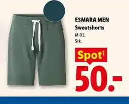 Lidl ESMARA MEN Sweatshorts tilbud