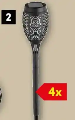 Lidl LIVARNO LED-solcellefakler tilbud