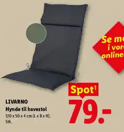 Lidl LIVARNO Hynde til havestol tilbud