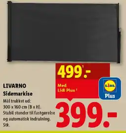 Lidl LIVARNO Sidemarkise tilbud