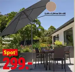 Lidl LIVARNO Parasol tilbud