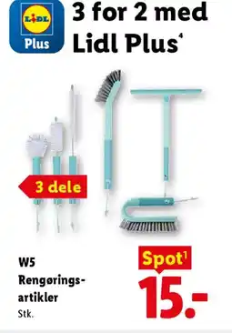 Lidl W5 Rengørings- artikler tilbud