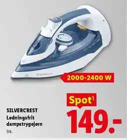 Lidl SILVERCREST Ledningsfrit dampstrygejern tilbud