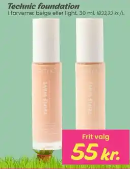 Hi five Technic foundation tilbud