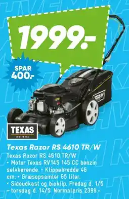 Bilka Texas Razor RS 4610 TR/W tilbud