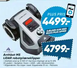 Bilka Anthbot M5 LiDAR robotplæneklipper tilbud