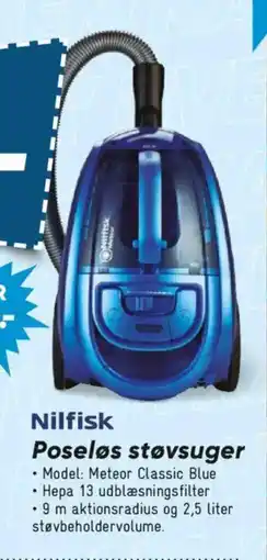 Bilka Nilfisk Poseløs støvsuger tilbud