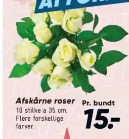 Bilka Afskårne roser tilbud