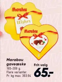 Bilka Marabou gaveæske tilbud