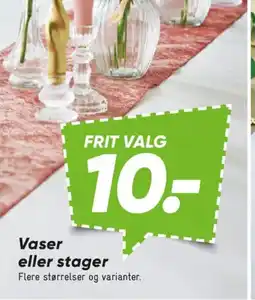 Bilka Vaser eller stager tilbud