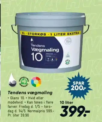 Bilka Tendens vægmaling tilbud