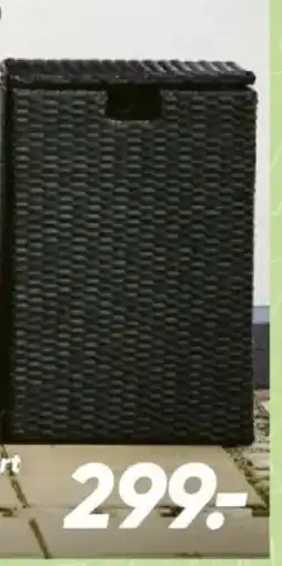 Bilka Rovigo gasflaskeskjuler - sort tilbud