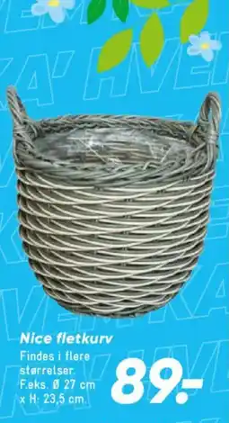 Bilka Nice fletkurv tilbud