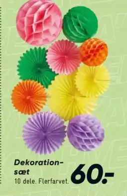 Bilka Dekoration- sæt tilbud