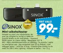 Bilka SINOX Mini-alkoholtester tilbud