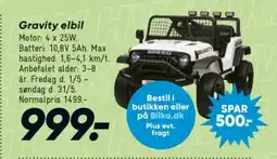 Bilka Gravity elbil tilbud