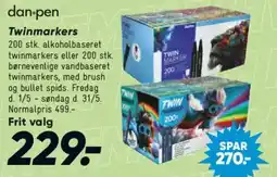 Bilka Twinmarkers tilbud