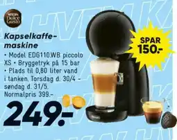 Bilka Kapselkaffe- maskine tilbud
