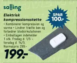 Bilka Salling Elektrisk kompressionsstøtte tilbud