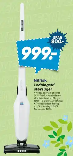 Bilka Nilfisk Ledningsfri støvsuger tilbud