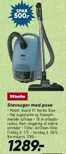 Bilka Miele Støvsuger med pose tilbud