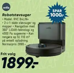 Bilka Wilfa Robotstøvsuger tilbud