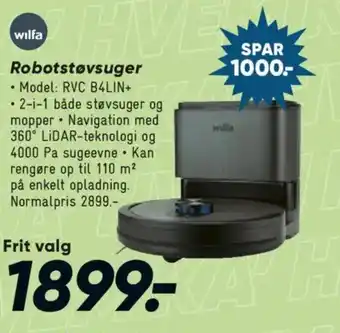 Bilka Wilfa Robotstøvsuger tilbud
