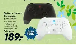 Bilka Deltaco Switch Bluetooth controller tilbud