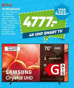 Bilka SAMSUNG TU70U8005F tilbud