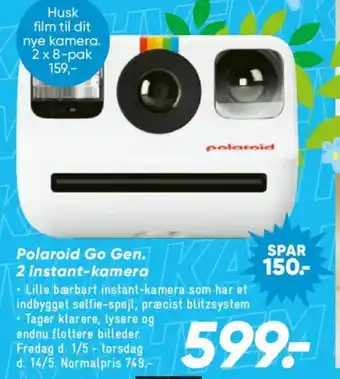 Bilka Polaroid Go Gen. 2 instant-kamera tilbud