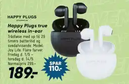 Bilka Happy Plugs true wireless in-ear tilbud