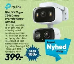 Bilka TP-LINK Tapo C246D duo overvågnings- kamera tilbud