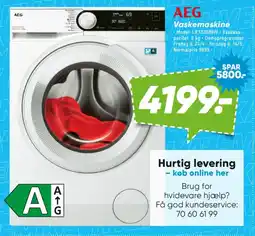 Bilka AEG Vaskemaskine tilbud