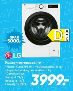 Bilka LG Vaske-tørremaskine tilbud
