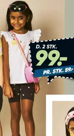 Bilka T-shirt eller cykelshorts tilbud