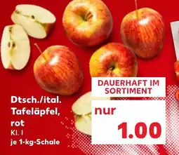 Kaufland DE Dtsch./ital. Tafeläpfel, rot tilbud