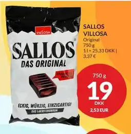 Nielsen's Discount SALLOS VILLOSA tilbud